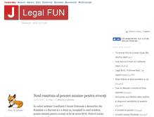 Tablet Screenshot of legalfun.ro